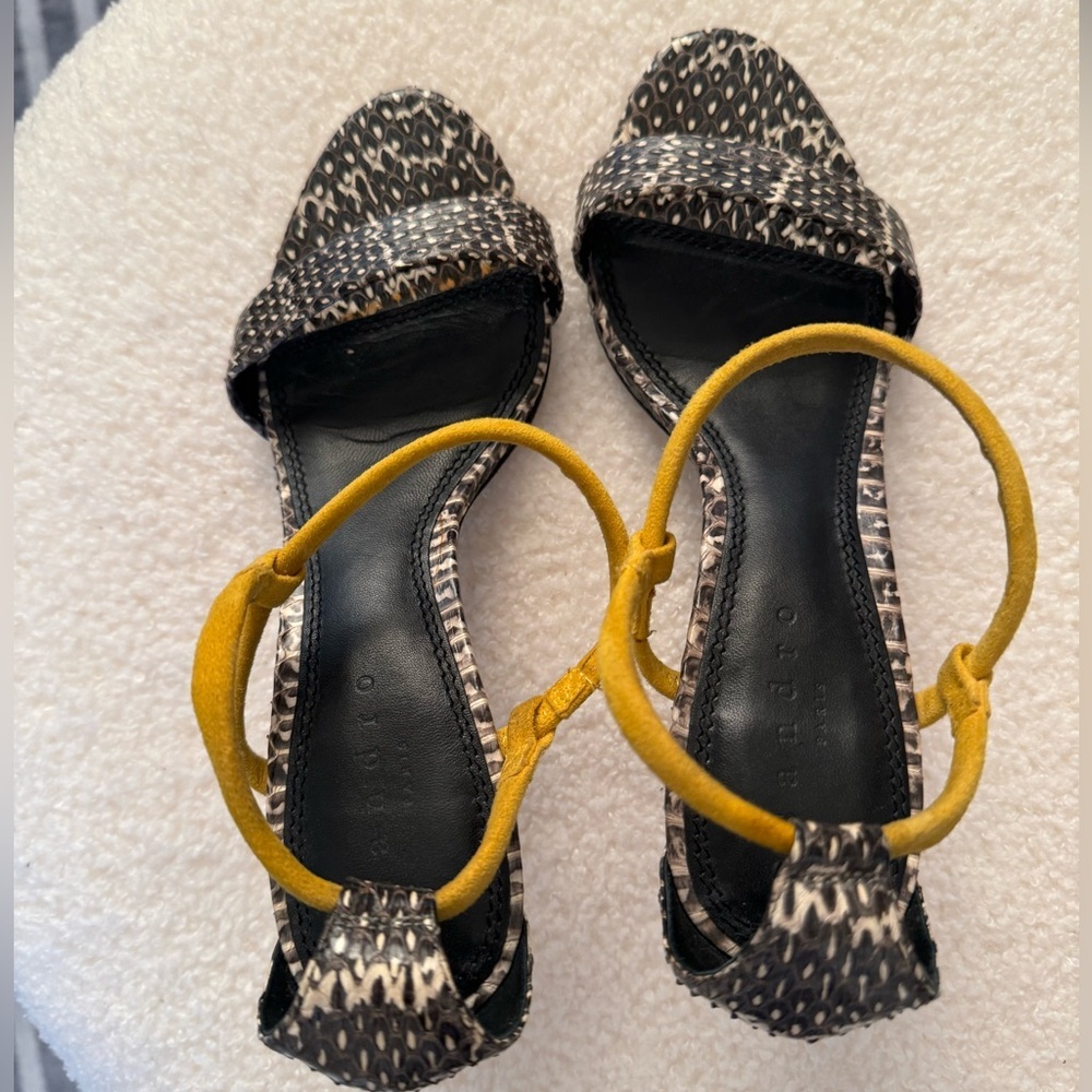 Sandro Sandals Python Print Size 36 - image 4